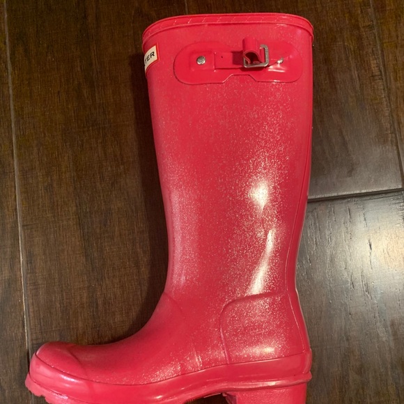 Hunter kid sparkly boots